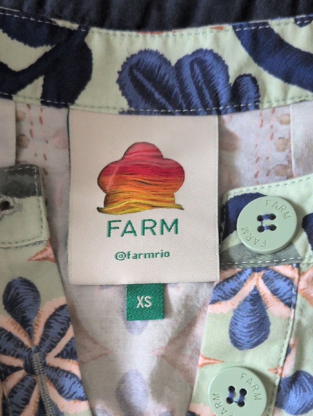 Farm Rio Ocean Tapestry Romper Sz. XS - Picture 5 of 7